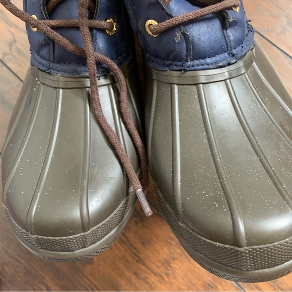 Sperry | Navy Quilted Duck Boots size 8 - Picture 4 of 8